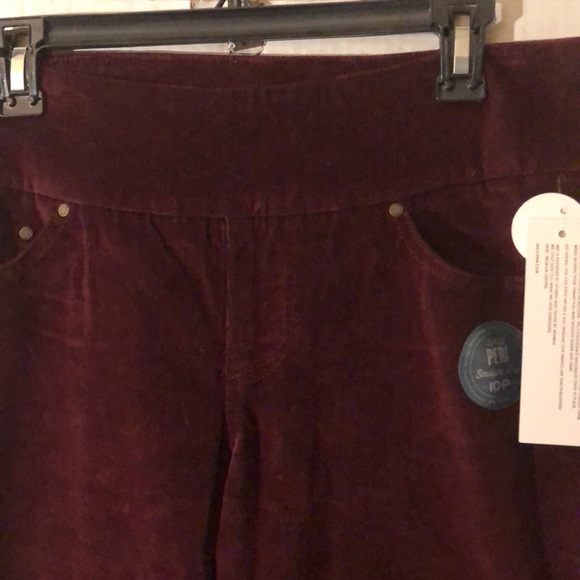 COPY - NWT Jag wine high waisted straight leg pants # 10P - Picture 7 of 8